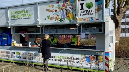 Mobiele Milieustraat website